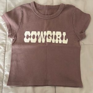 brandy melville cowgirl top